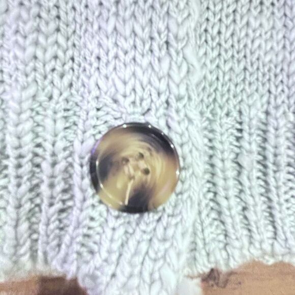 Hippie Rose Aqua Turquoise V Neck Sweater Size XS Oversized - Picture 7 of 12